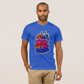 Urban Echo: Graffiti Pulse T-Shirt (Vorne ganz)