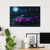 Urban Eclipse Auto Poster (Heimbüro)