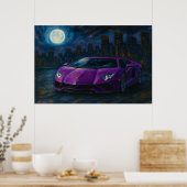 Urban Eclipse Auto Poster (Küche)