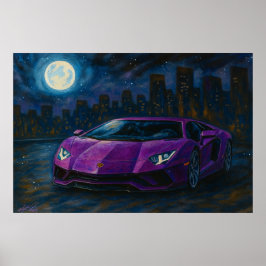 Urban Eclipse Auto Poster
