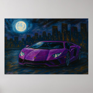 Urban Eclipse Auto Poster