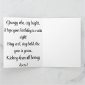 Urban Edge zum Geburtstag Karte (Innenseite)