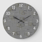 Urban Elegance Große Wanduhr (Vorderseite)