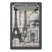 "Urban Elegance" Mini Klemmbrett (Vorderseite)