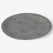 Urban Elegance Pappteller (Schrägansicht)