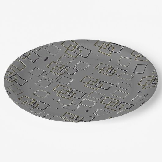 Urban Elegance Pappteller (Schrägansicht)