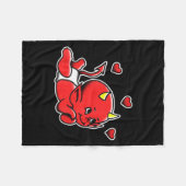 Urban Empyre Kewe Baby Cud Devil Demon Love , Smal Fleecedecke (Vorderseite (Horizontal))