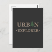Urban Explorer Postkarte (Vorne/Hinten)