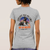 Urban Explorer | Slim Fit (grau) T-Shirt (Rückseite)