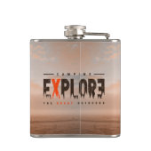 Urban Explorer | Vinyl Wrapped Flask Flachmann (Rückseite)