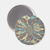 Urban fantastisch Schöne Designfarben Magnet (Vorderseite/Rückseite)