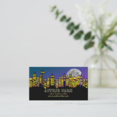 Urban Fantasy Author Business Card Visitenkarte (Stehend Vorderseite)