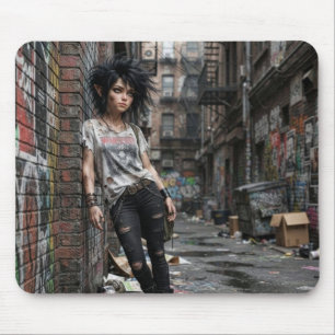 Urban Fantasy Cool Girl Mauspad
