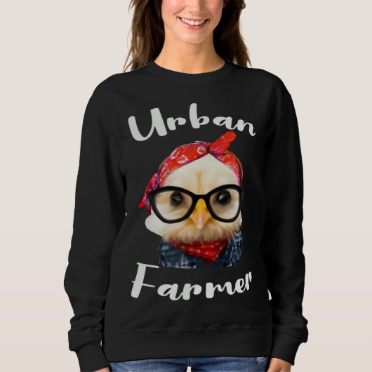 Urban Farmer for Urban Farming with Homestead Gard Sweatshirt (Vorderseite)