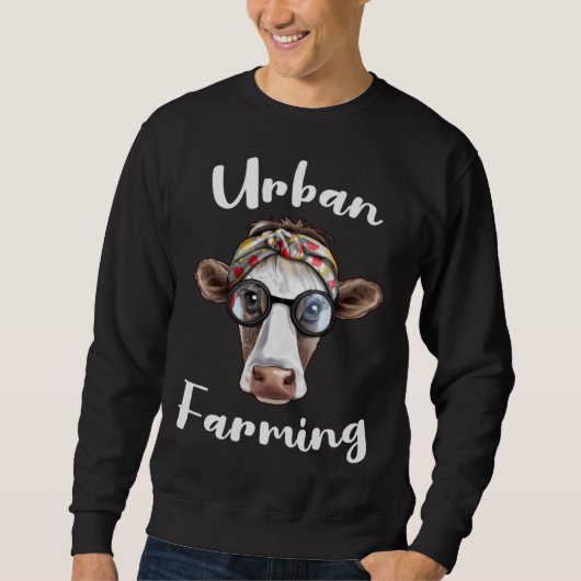 Urban Farming for Urban Farmers with Homestead Gar Sweatshirt (Vorderseite)