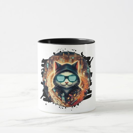 Urban Feline Guardian Tasse (Zentrum)