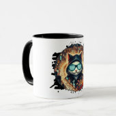 Urban Feline Guardian Tasse (Vorderseite Links)