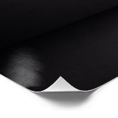 URBAN FLUID ELEGANCE — Midnight Elegance Poster (Ecke)