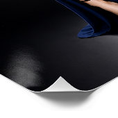 URBAN FLUID ELEGANCE — Timeless Silhouette Poster (Ecke)