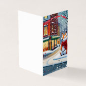 Urban Fox Chriostmas Card (Vorderseite)