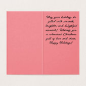 Urban Fox Chriostmas Card (Innenseite Aufgefaltet)