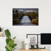 Urban Frosty Footbridge, Bradford Poster (Heimbüro)