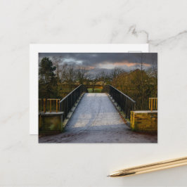 Urban Frosty Footbridge, Bradford Postkarte