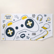 Urban Gamer Beach Handtuch
