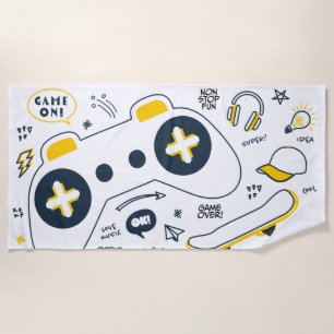Urban Gamer Beach Handtuch