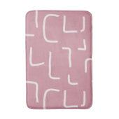 Urban Geo | Blush Muted | Blender Muster Badematte (Vorderseite Vertikal)