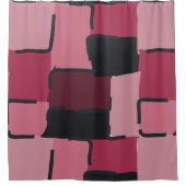 Urban Geo | Blush Muted | Hero Muster Duschvorhang (Vorderseite)