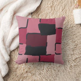 Urban Geo Blush Muted Hero Pattern Kissen