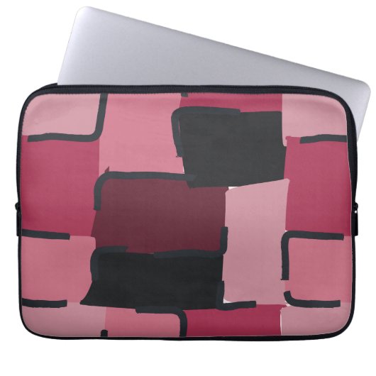 Urban Geo | Blush Muted | Hero Pattern Laptopschutzhülle (Vorderseite)