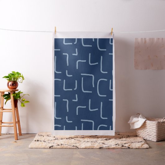 Urban Geo | Cobalt Cool | Blender Muster Stoff (Beispiel)