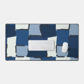 Urban Geo | Cobalt Cool | Hero Pattern Schreibtischunterlage (Tastatur & Maus)