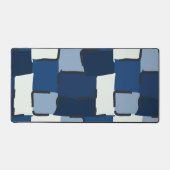 Urban Geo | Cobalt Cool | Hero Pattern Schreibtischunterlage (Vorderseite)