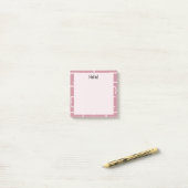 Urban Geo | Dusty Rose | Blender-Muster Post-it Klebezettel (Auf Schreibtisch)