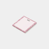 Urban Geo | Dusty Rose | Blender-Muster Post-it Klebezettel (angewinkelt)