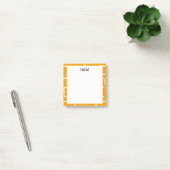 Urban Geo | Gelb Orange | Blender Muster Post-it Klebezettel (Büro)