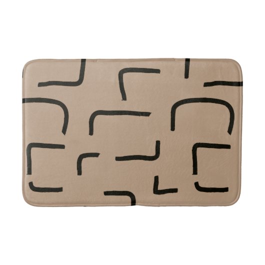 Urban Geo | Onyx Neutral | Blender Muster Badematte (Vorderseite)