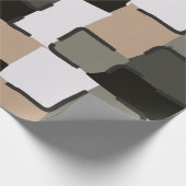 Urban Geo | Onyx Neutral | Hero Pattern Geschenkpapier (Ecke)