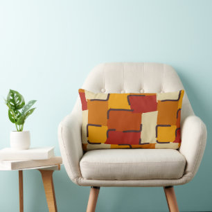 Urban Geo   Terra Warm   Hero Pattern Lendenkissen