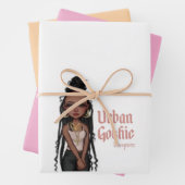 Urban Gothic Vampire Geschenkpapier 12 Set (Beispiel)