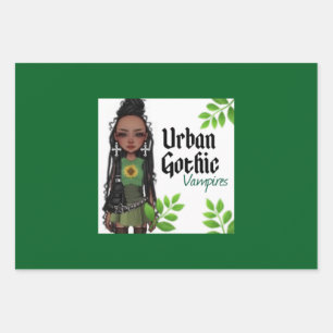 Urban Gothic Vampire Geschenkpapier 9 Set