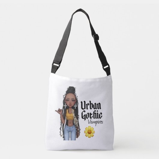 Urban Gothic Vampires Bag 2 Tragetaschen Mit Langen Trägern (Vorderseite)