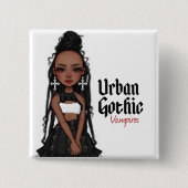 Urban Gothic Vampires Button 1 (Vorderseite)