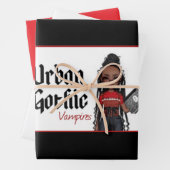 Urban Gothic Vampires Gift Wrap 10 Geschenkpapier Set (Beispiel)