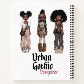 Urban Gothic Vampires Notebook 1 Notizblock (Rückseite)