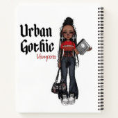 Urban Gothic Vampires Notebook 4 Notizblock (Rückseite)