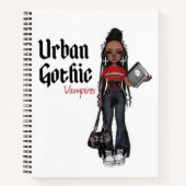 Urban Gothic Vampires Notebook 4 Notizblock (Vorderseite)